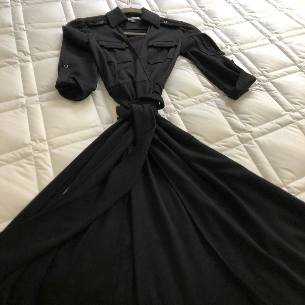 Diane von Furstenberg Black wrap dress